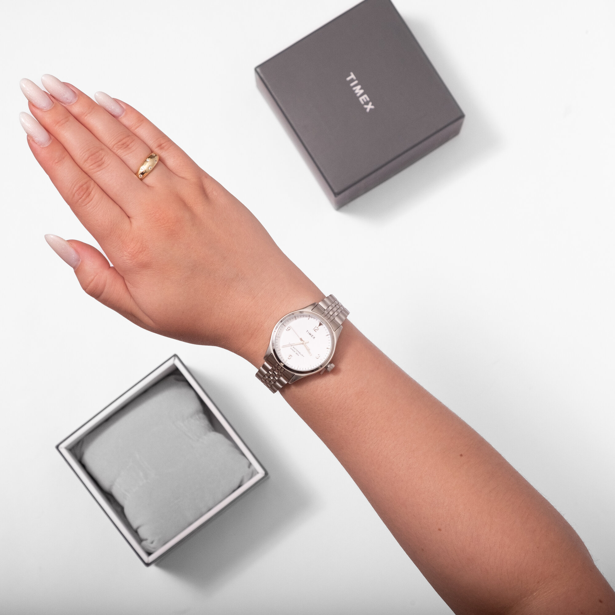 Наручные часы TIMEX Waterbury, стальной — фото 1