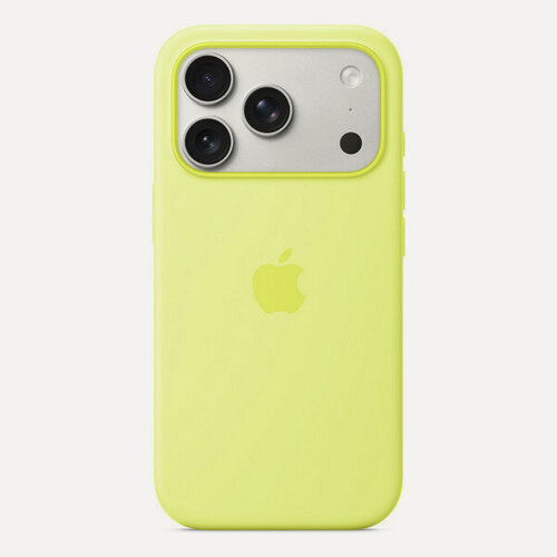 Изображение товара Чехол Apple Silicone Case для iPhone 17 Pro с MagSafe (MGFF4) Neon Yellow