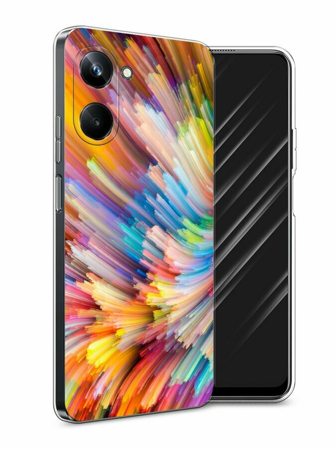 Чехол на Realme 10 Pro / Реалми 10 Про с принтом Абстракция 4