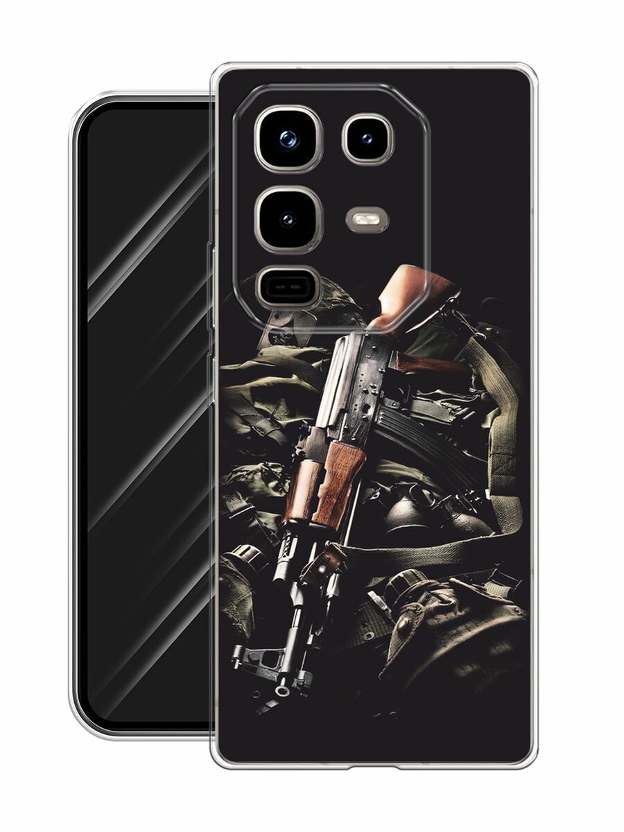 Чехол на Infinix Note 50 Pro / Инфиникс Нот 50 Про с принтом "Автомат" — фото 1