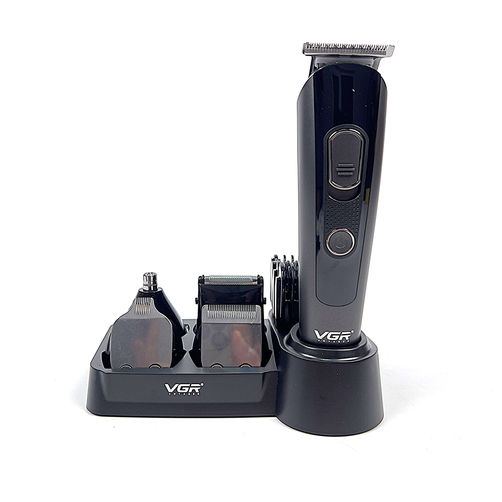 Профессиональная машинка триммер VGR V-175, для стрижки волос, 5 в 1 — фото 1