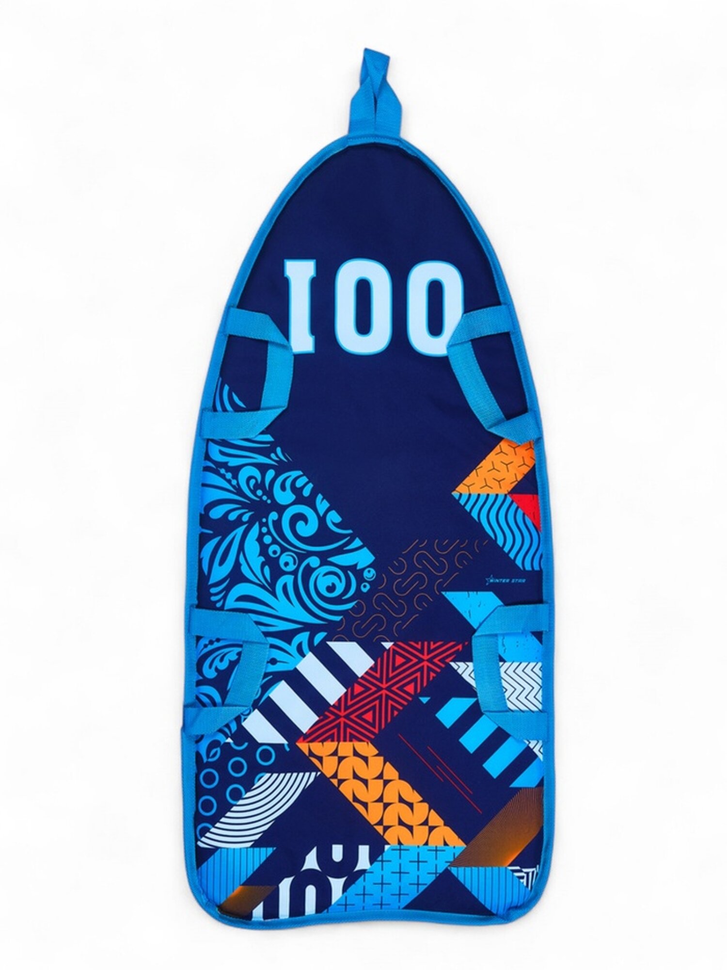 Ледянка Winter Star "Хохлома" 90x40 см толщина 1 см цвет синий