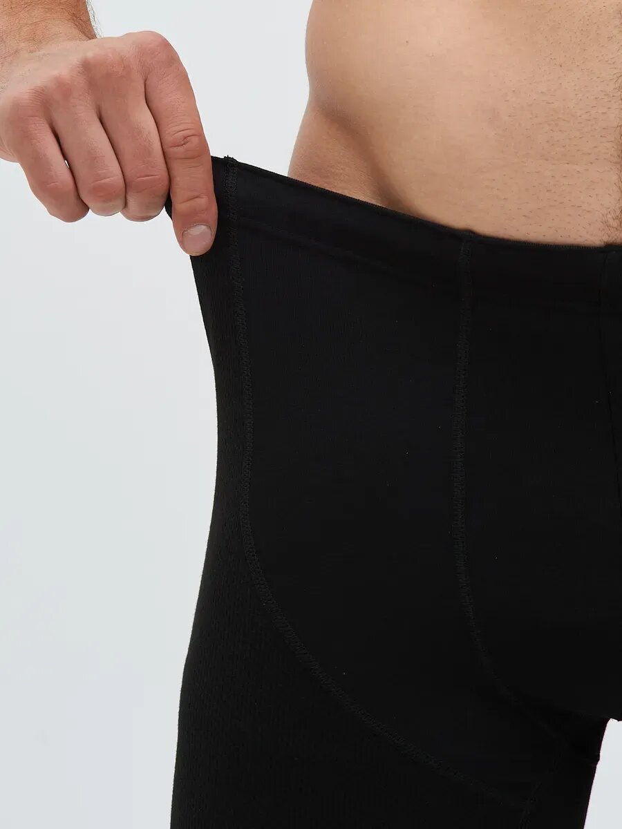 Кальсоны  Термобелье мужское кальсоны, размер 2XL, черный — фото 1