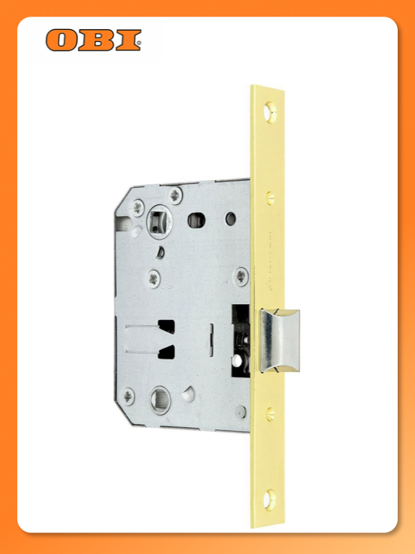 Замок межкомнатный Palladium 170 PB врезной золотистый латунь