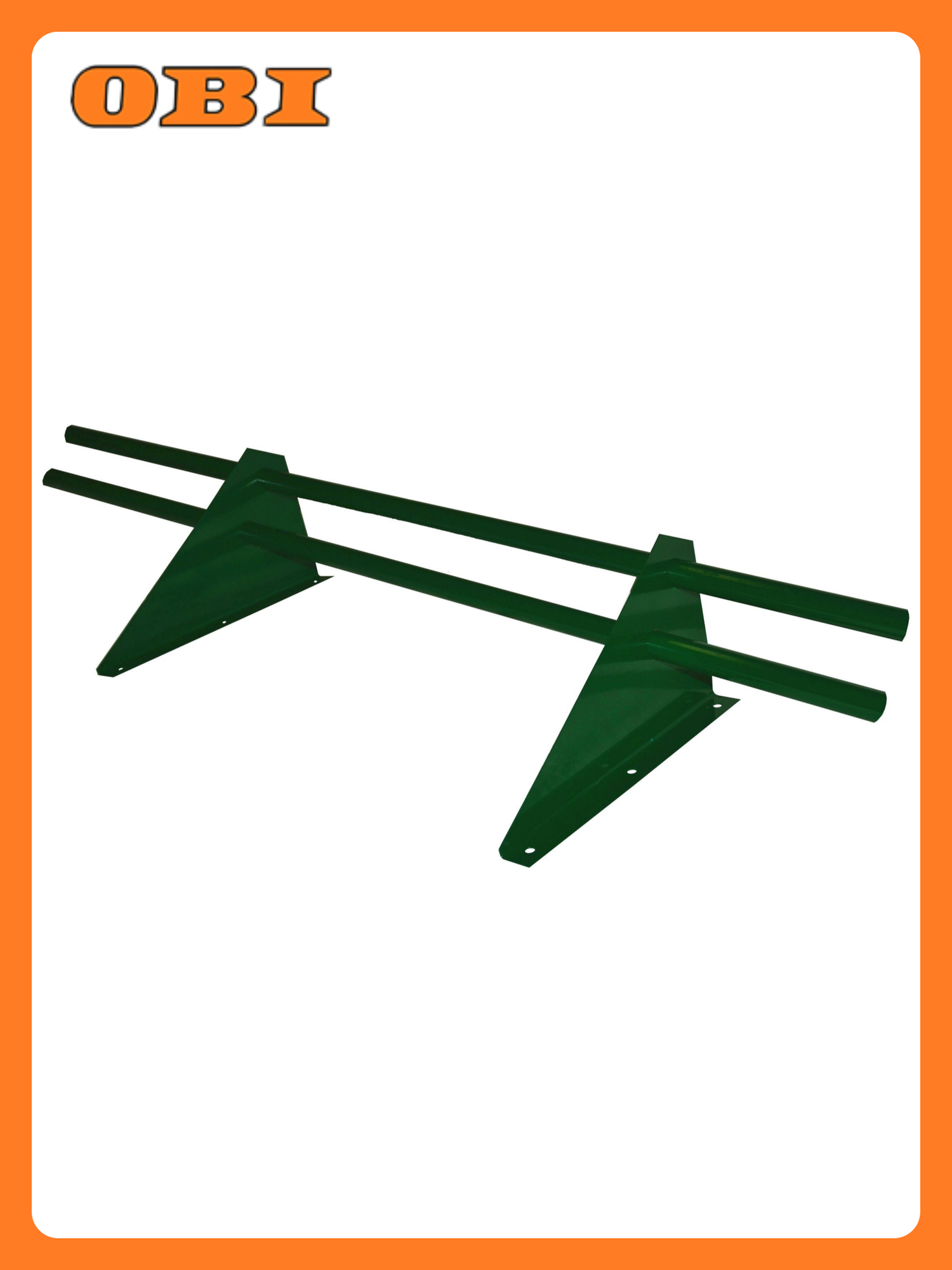 Снегозадержатель Таврос трубчатый для металлочерепицы и профнастила зеленый 300 см