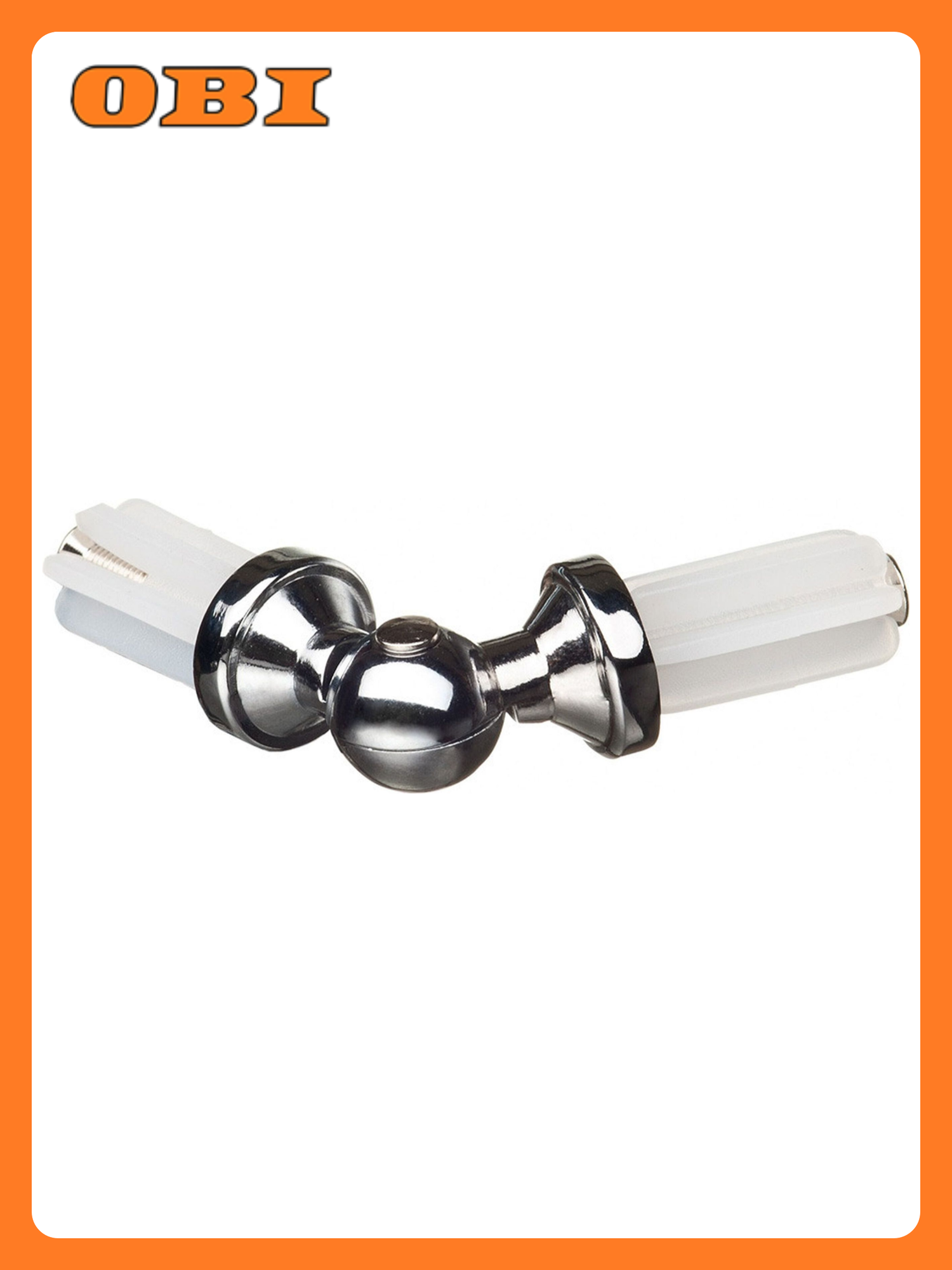 Эркер ORBIS  для карниза  диаметр 16мм  металл  хромированный  1шт