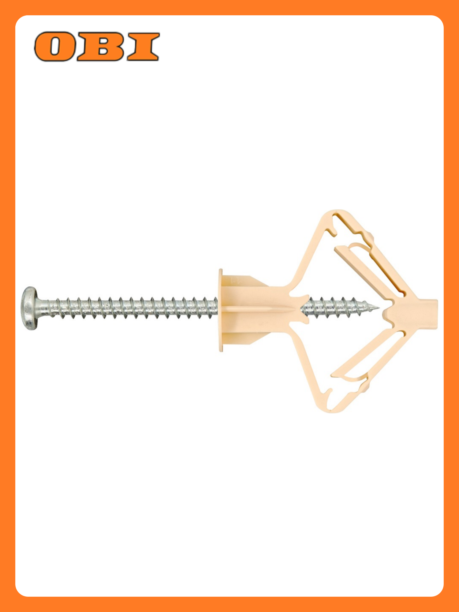 Анкер для гипсокартона европартнер PLA 10х50 мм с шурупом 30 шт