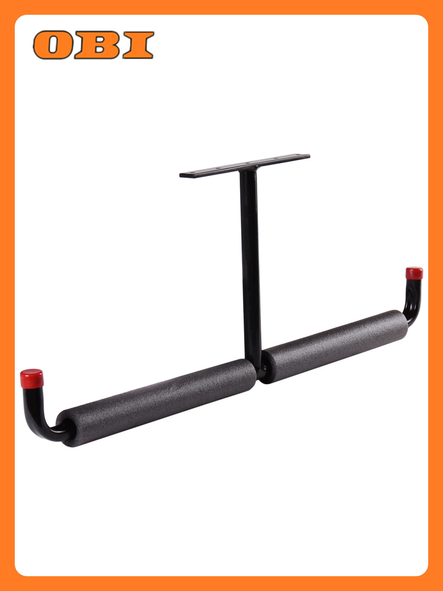 Кронштейн Larvij потолочный T-образный сталь черный 22x285 см