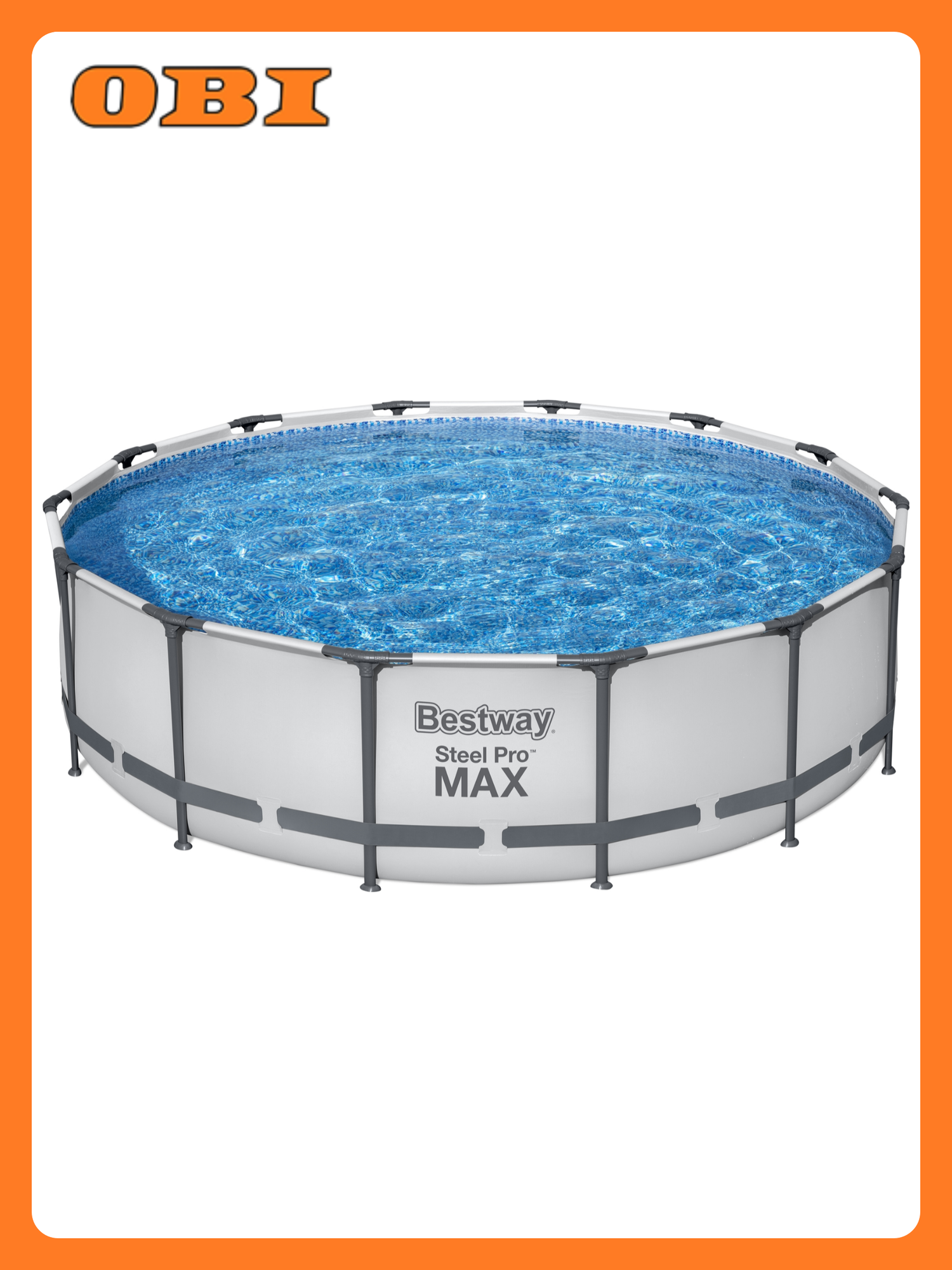 Бассейн каркасный круглый Bestway Steel Pro Max 427х107см 13030л