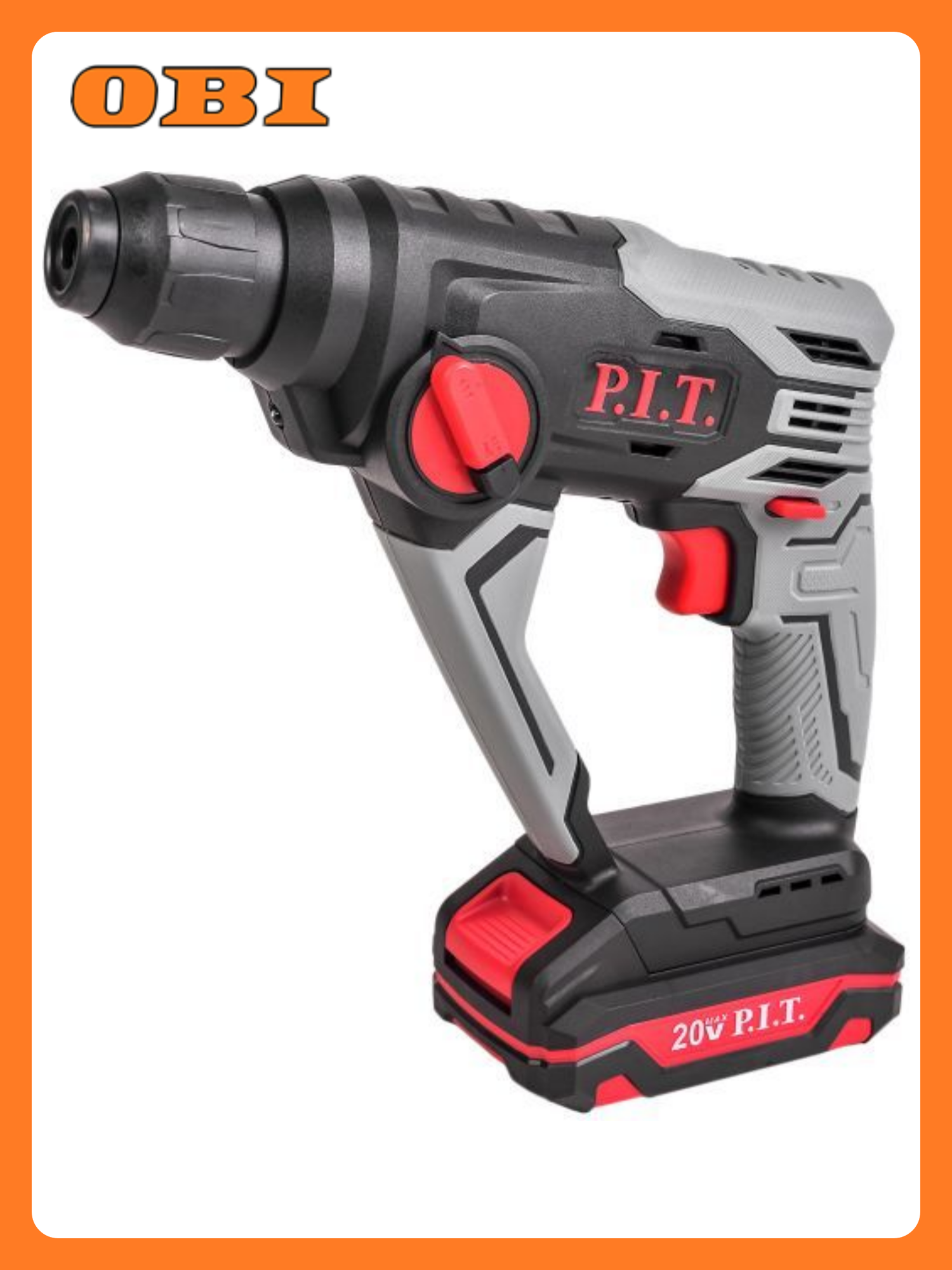 Перфоратор аккумуляторный P.I.T. PBH20H-16A/1 20В с 1 АКБ и З/У