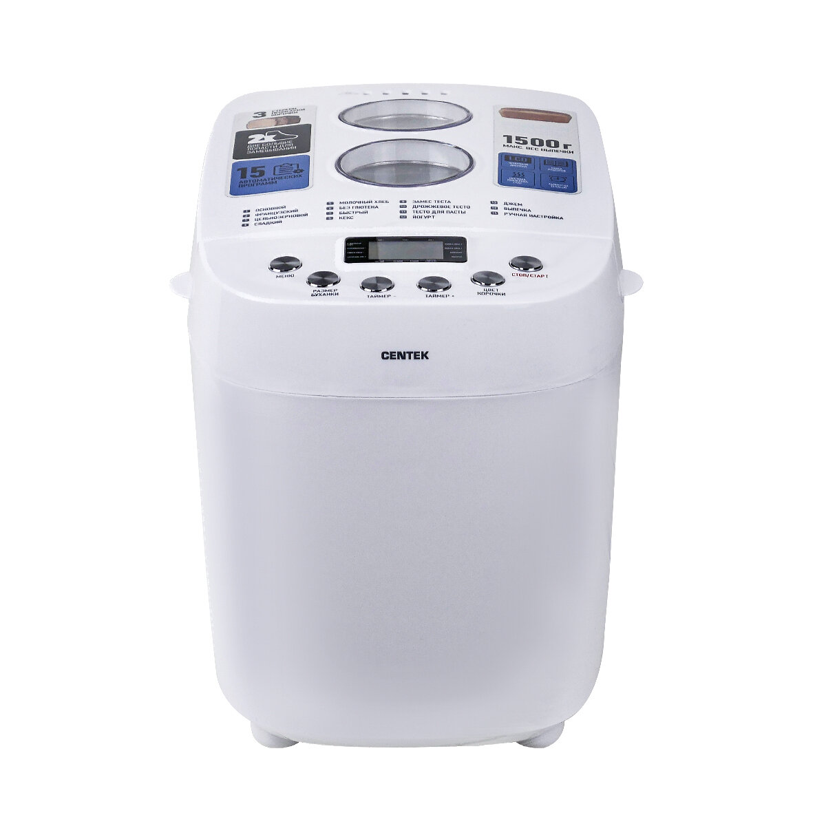 Хлебопечка с замесом теста автоматическая CT-1417