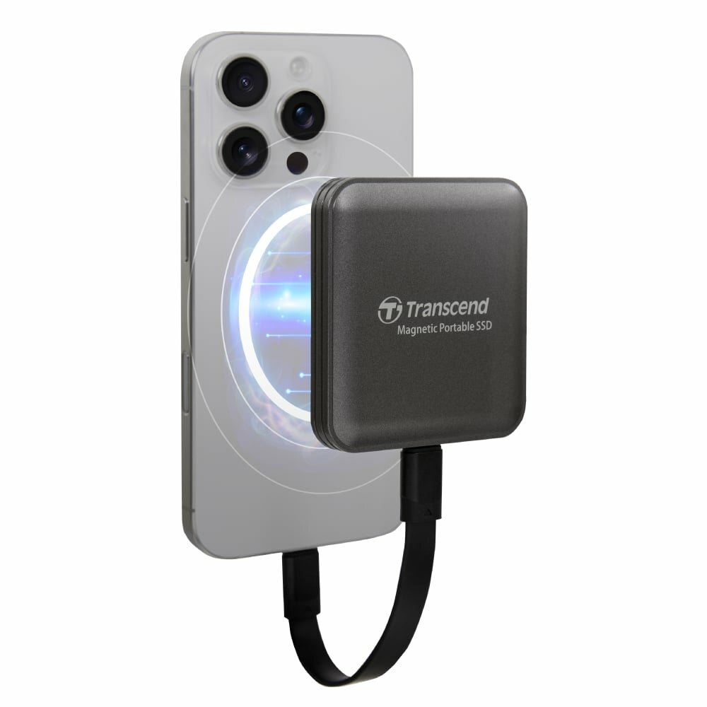 Внешний SSD Transcend ESD420C, 1TB, магнитный, высокая скорость чтения/записи