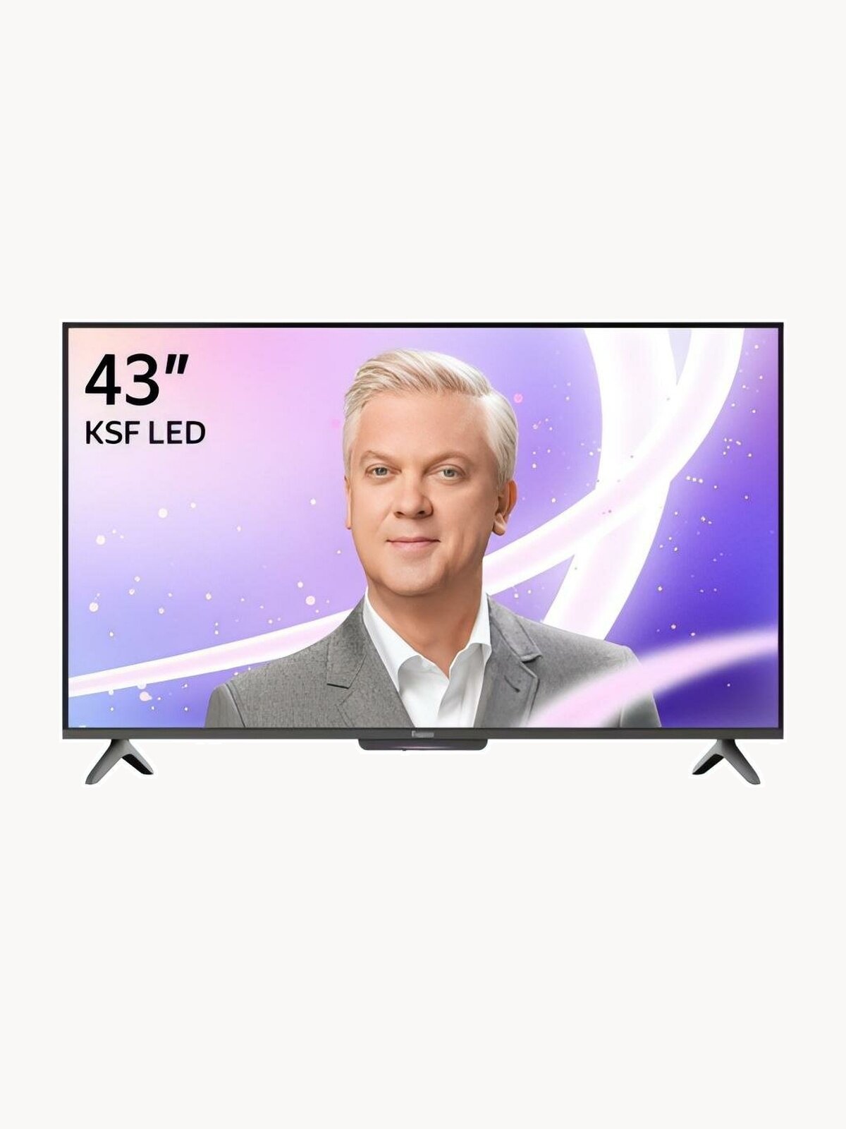 Телевизор Яндекс ТВ Станция Бейсик с Алисой на YaGPT 43“ 4K UHD, LED