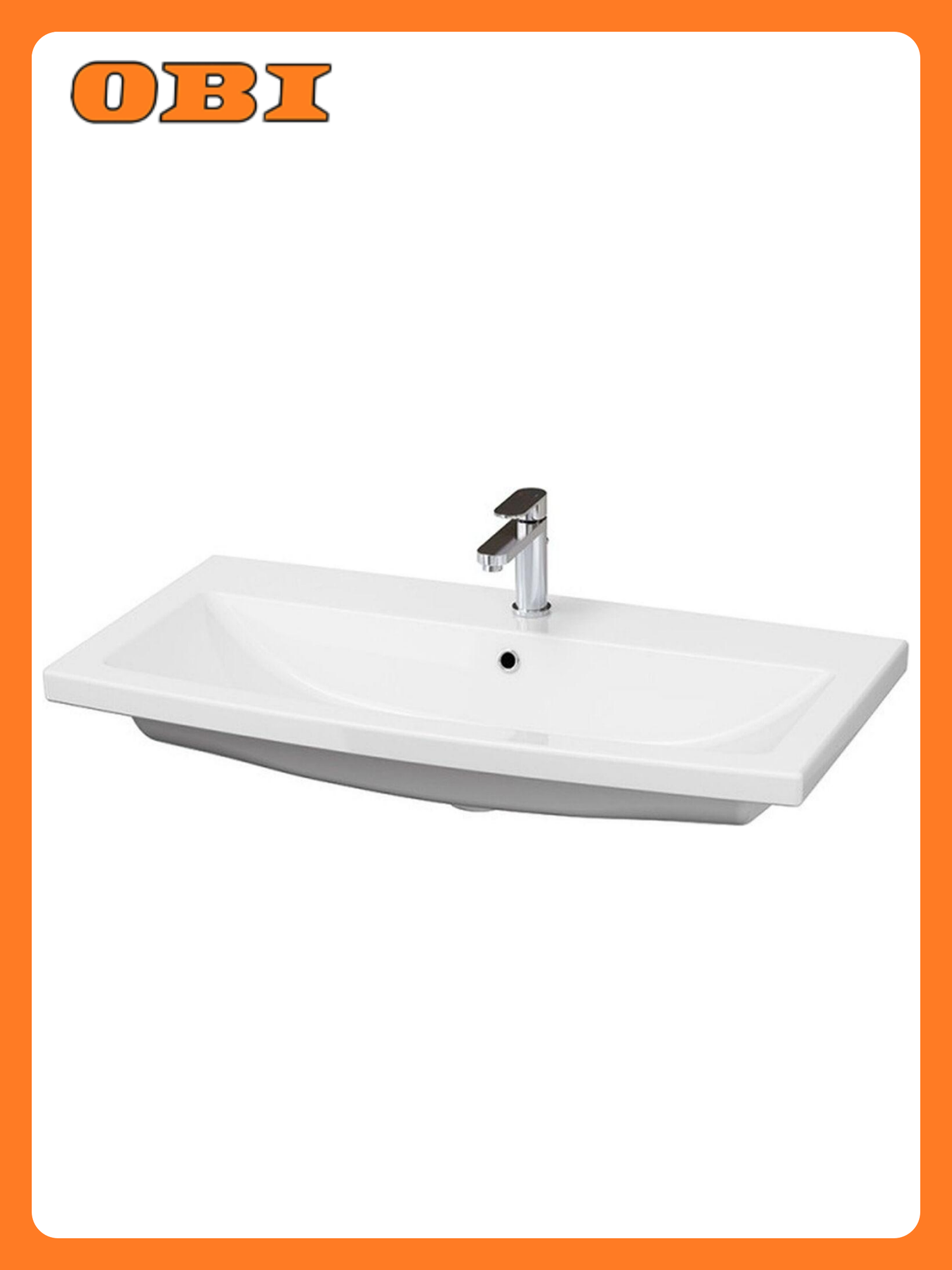 Раковина встраиваемая Cersanit COMO UM-COM80/1 80 см