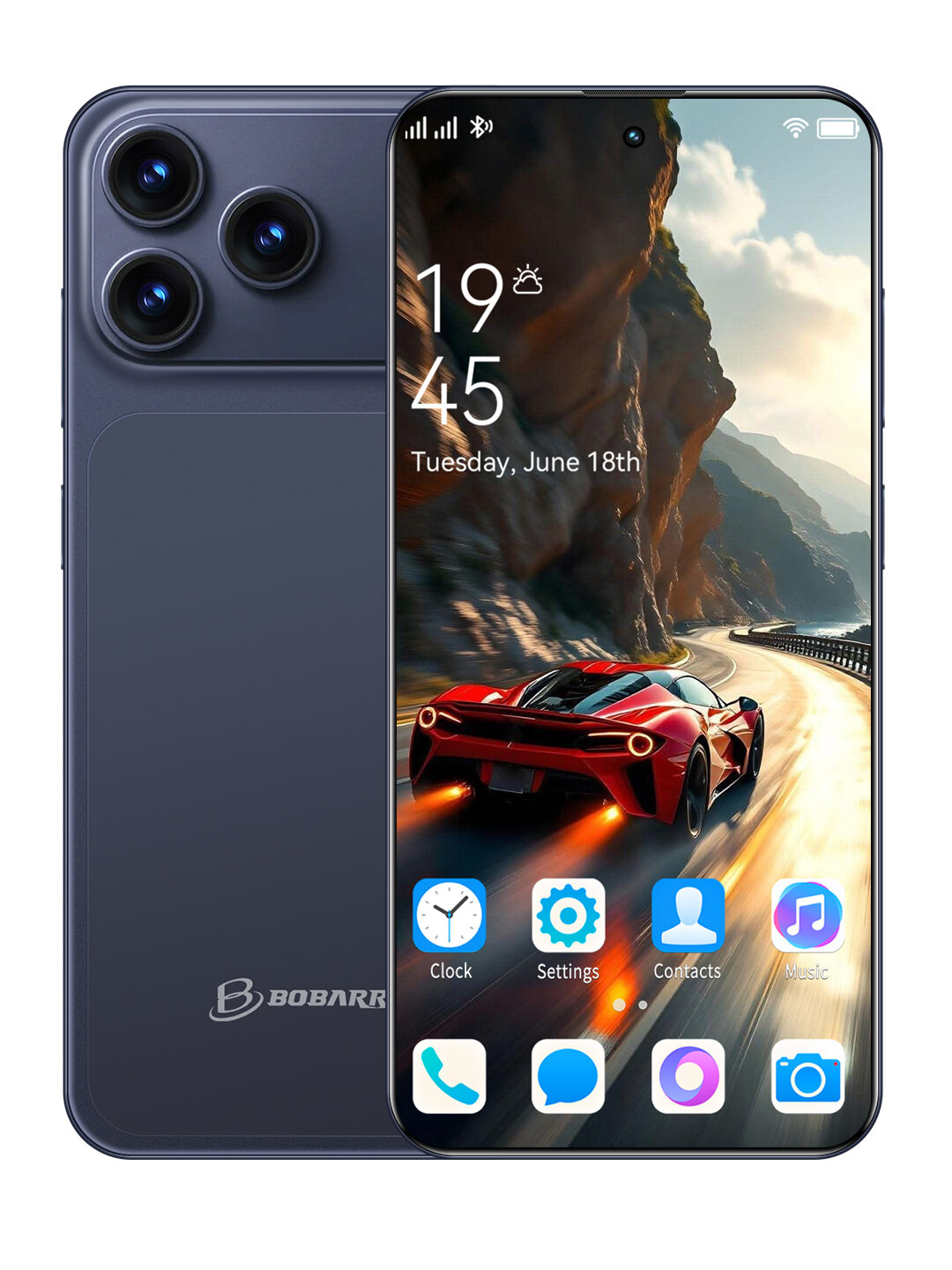 Игровой смартфон i17 Pro Max，16 gb/1024gb，8000 mAh, 6.78", android 14，темно-синий--2025 Новый игровой телефон