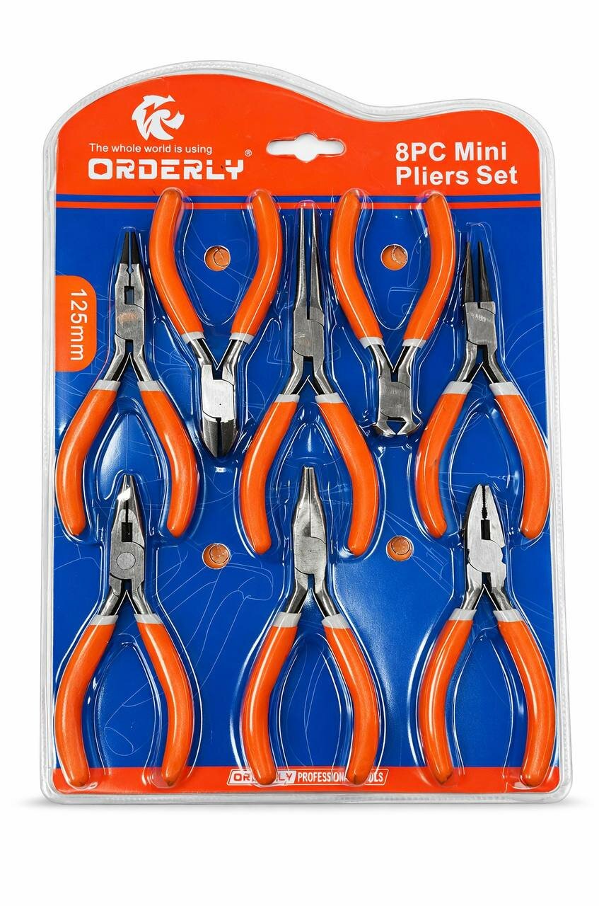 Набор мини-плоскогубцев ORDERLY Precision Pro из 8 предметов — фото 1
