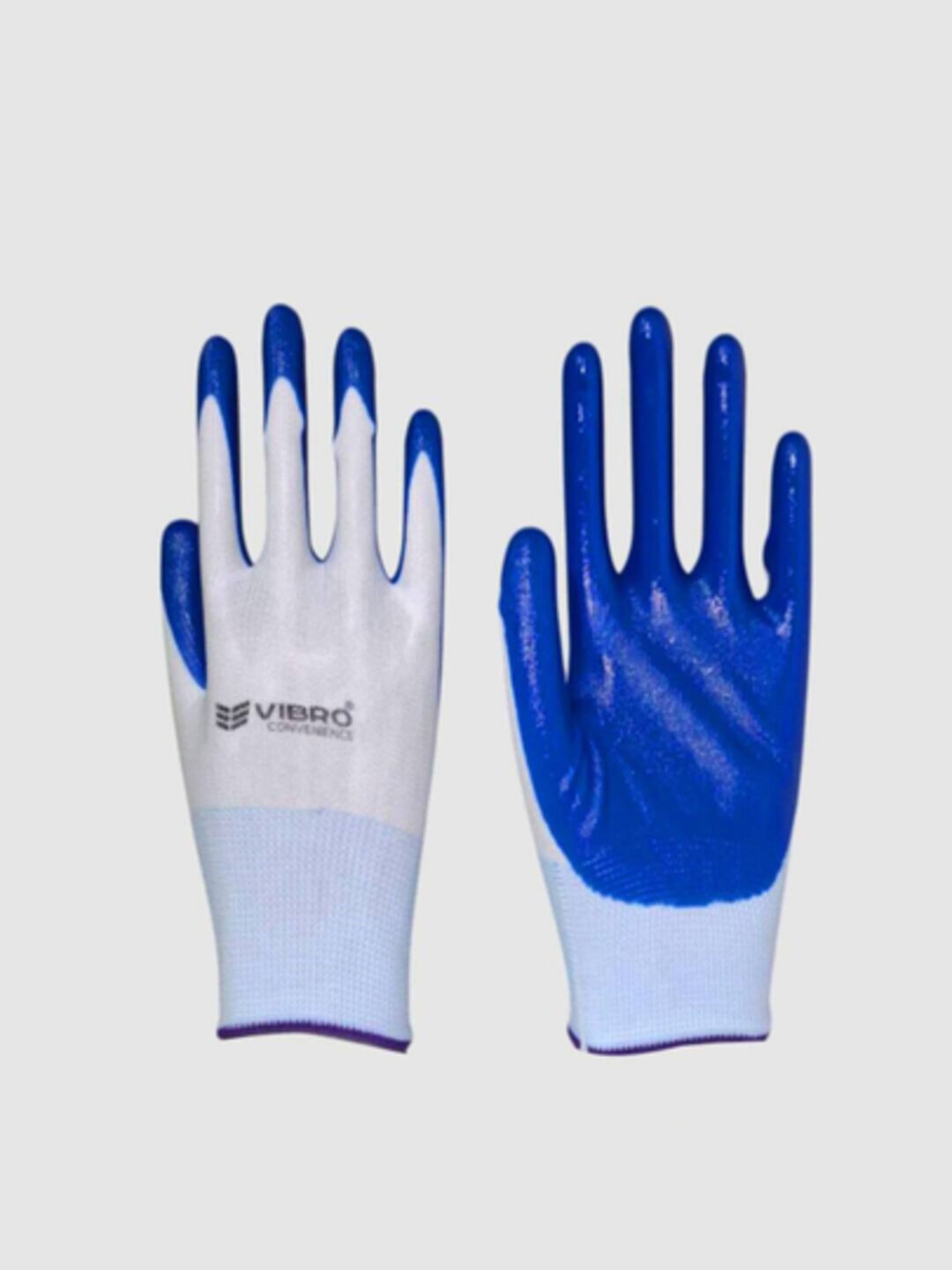 Vibro qolqop delfin Рабочие защитные перчатки универсальные для строительных, монтажных и хозяйственных работ — фото 1