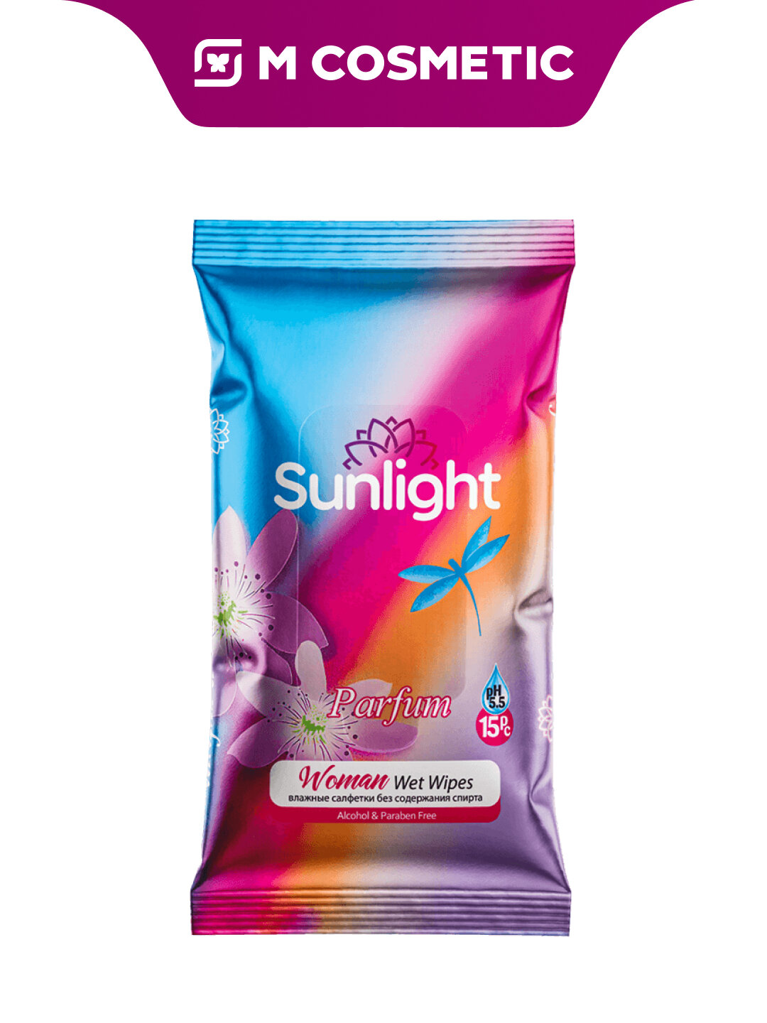 SUNLIGHT Влажные салфетки карм Woman 2021 15х144