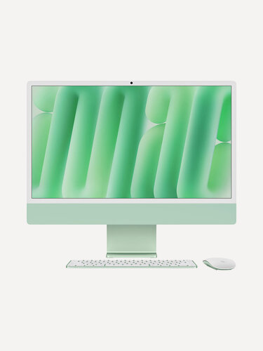 Изображение товара Моноблок Apple iMac 24" Retina 4K, M4 10-core CPU, 16 ГБ, 1 ТБ SSD, Green (зеленый)