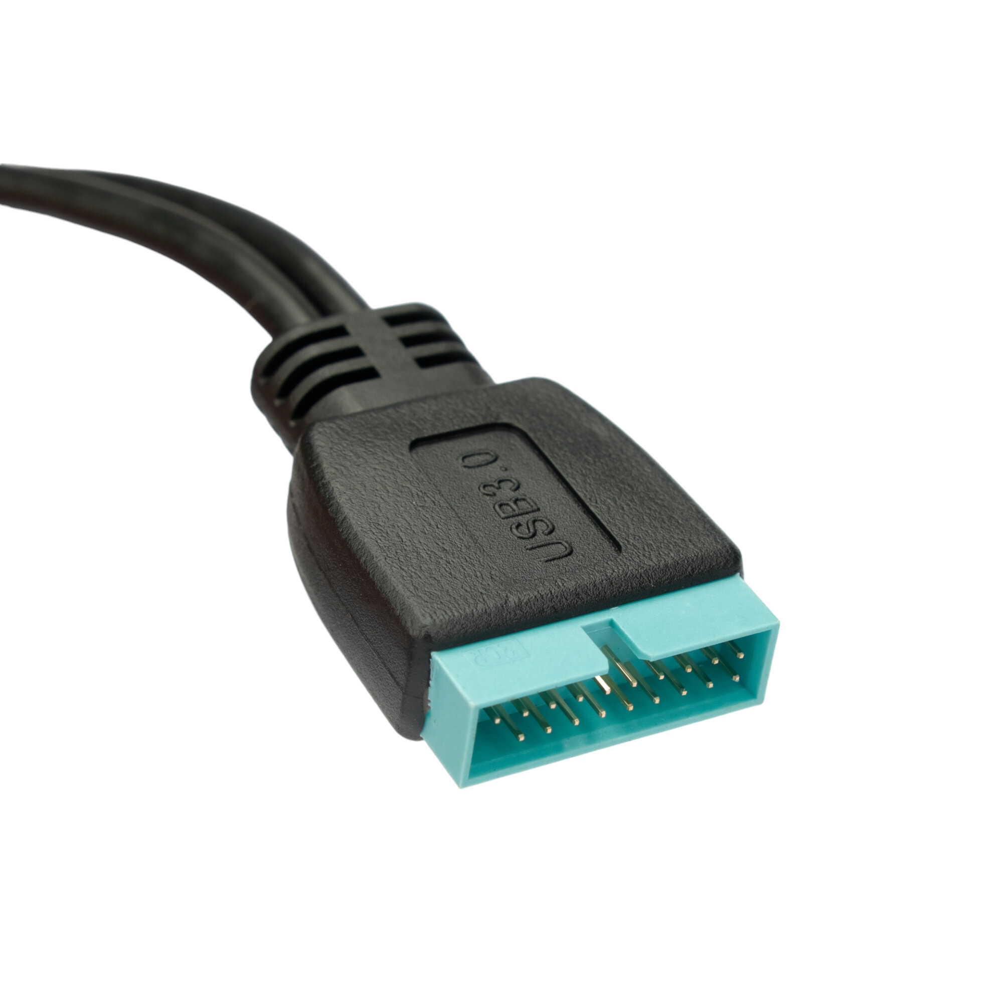 Кабель внутренний Cablexpert SB2-USB3 9pin/19pin медный проводник 30см CC-U3U2-01 — фото 1