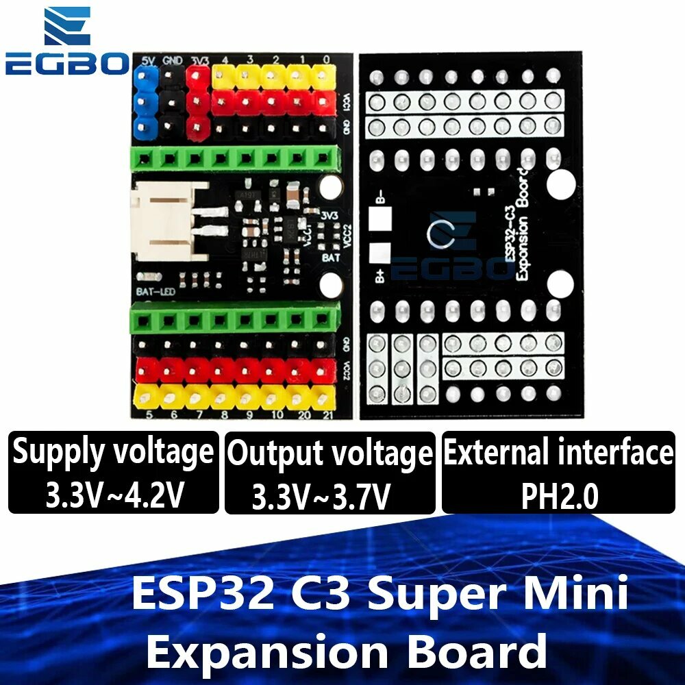 Плата расширения EGBO ESP32 C3 SuperMini, датчик управления извлечением порта ввода-вывода для aiduino