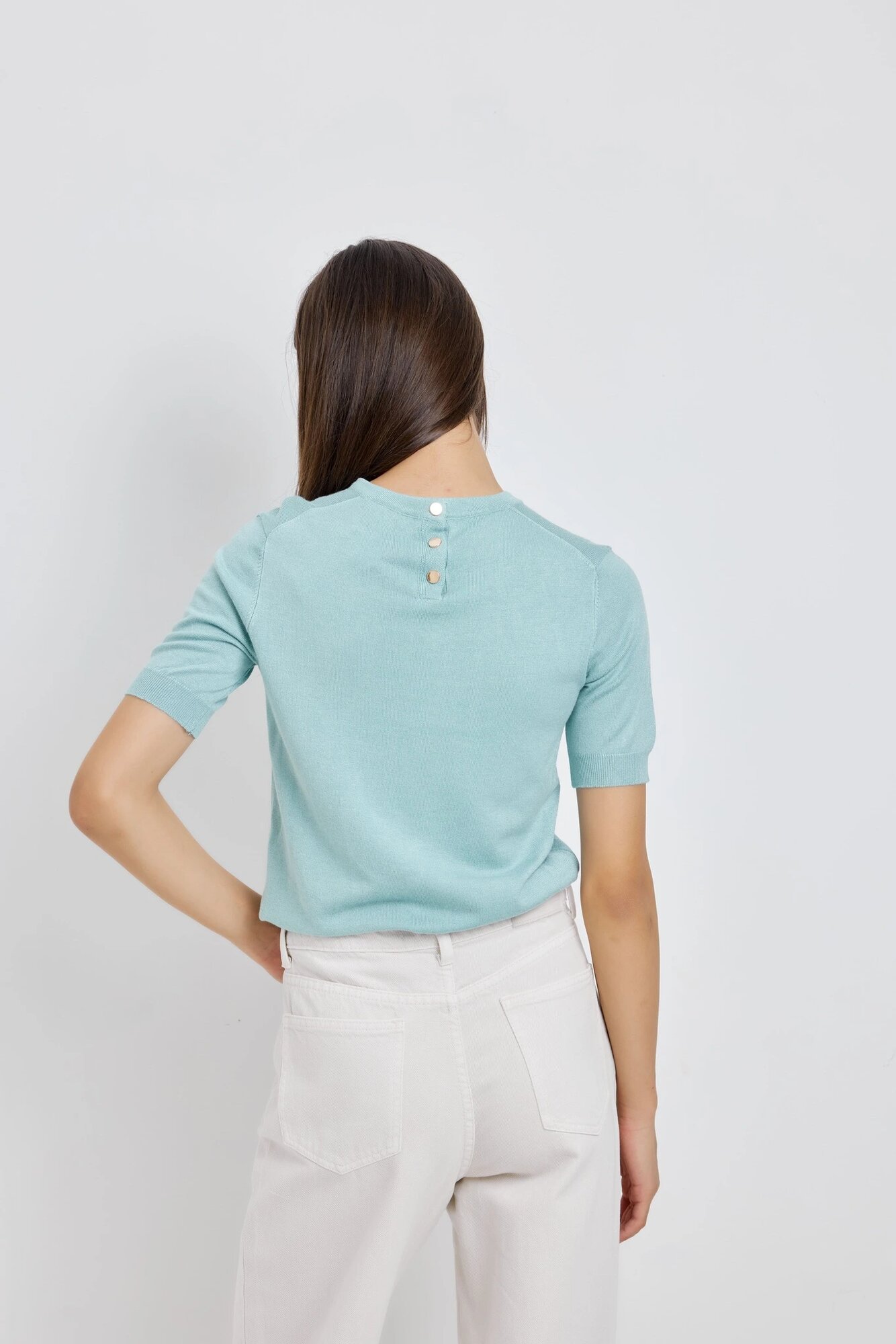 Джемпер Selfie, размер L, светло-зеленый — фото 1