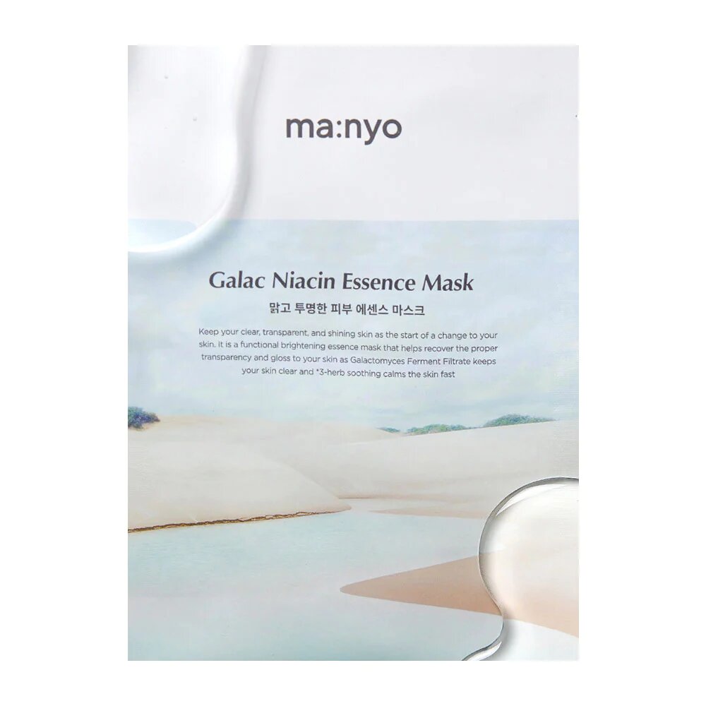 Тканевая маска MANYO galac niacin essence mask