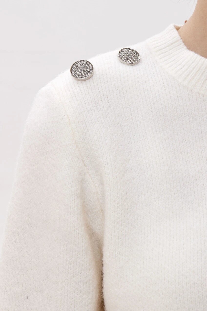 Свитер Selfie, размер M, , молочный — фото 1