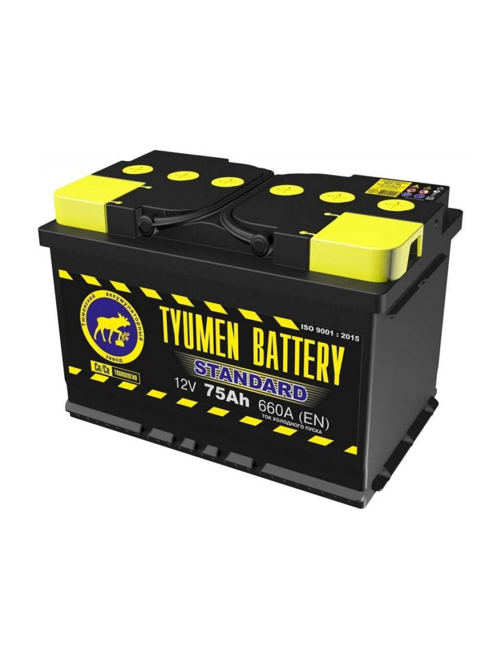 Аккумулятор легковой Tyumen Battery Standard 75 а/ч 660А Обратная полярность