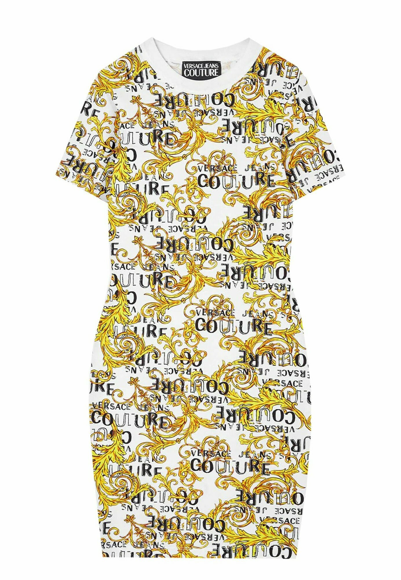 Платье Versace Jeans Couture Весна-лето 2025, размер 40, золотой
