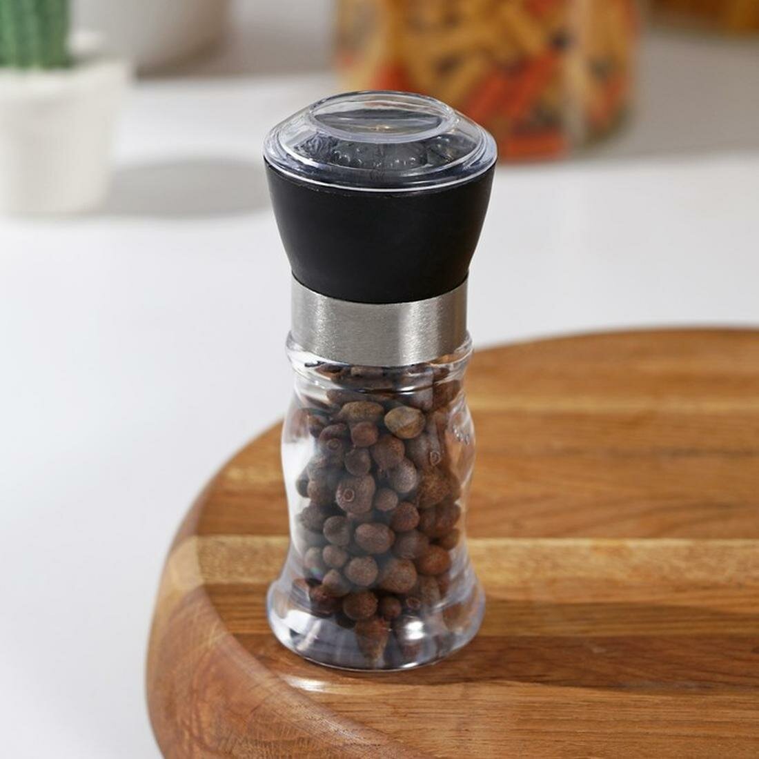 Мельница для специй Доляна «Рэйн» 12×5 см керамический механизм цвет микс