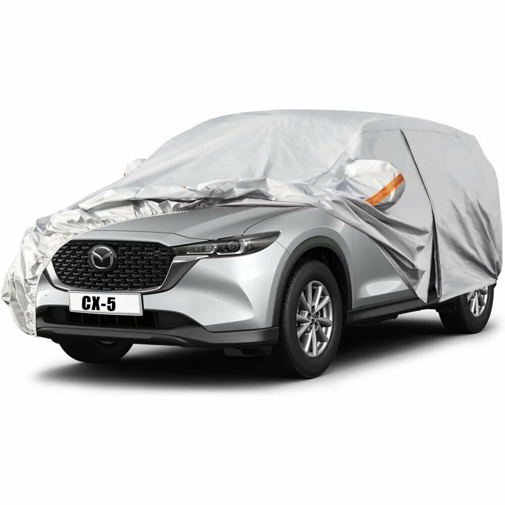 Чехол на автомобиль Mazda CX-5, Алюминий, Брезент, 1 шт.