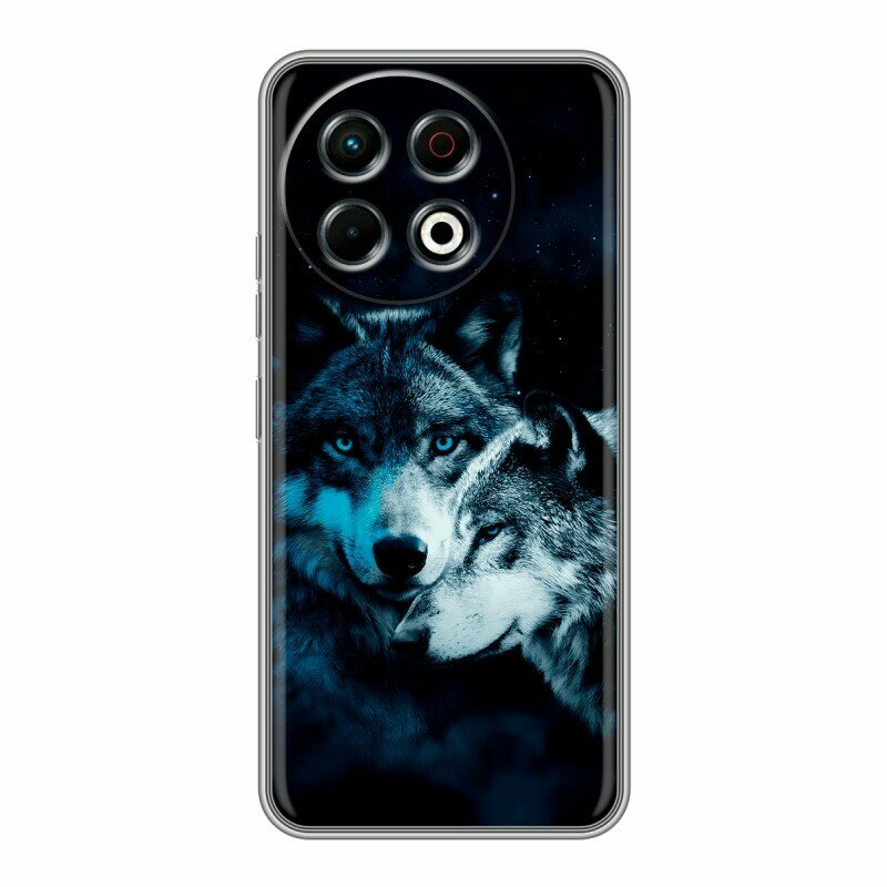 Чехол для Tecno Spark 30 Pro с принтом Волки (Техно Спарк 30 Про) — фото 1
