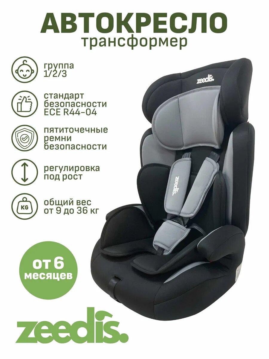 Детское автокресло Magnus группа 1-2-3 (9-36кг)