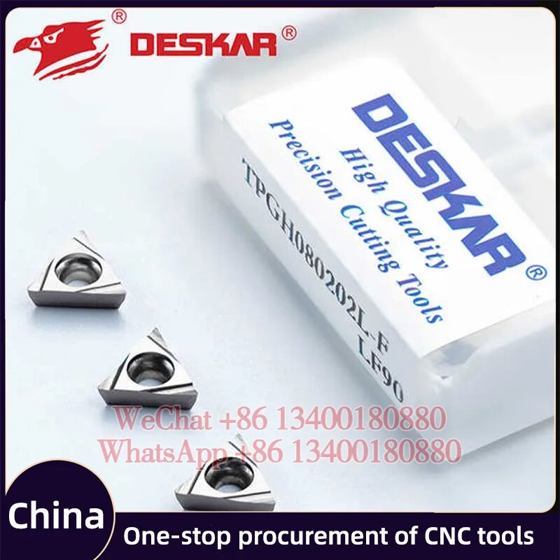 DESKAR Оригинальный TBGH060102L TBGH060104L TPGH080202L TPGH080204L TPGH090202L TPGH090204L TPGH110302L TPGH110304L F LF6018 LF90, TPGH090204L-F, LF6018, 10PCS ( 1 BOX)