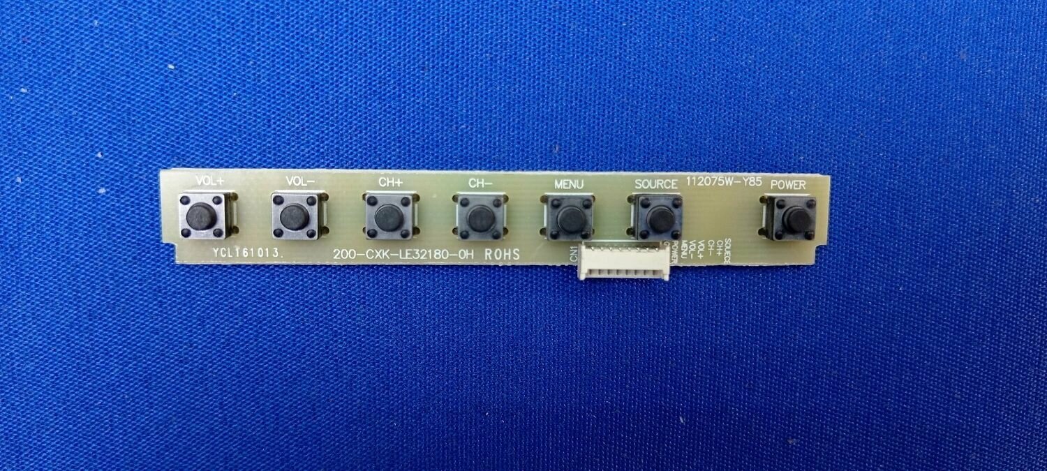 Плата кнопок 200-CXK-LE32180-0H для 32Ch15-T2 Lcd Телевизор Doffler Плата управления арт. 12553