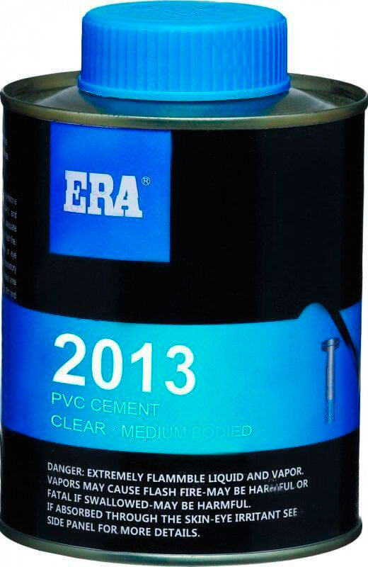 Клей Era 2013 для ПВХ, однокомпонентный, с кисточкой, жестяная банка, 946мл