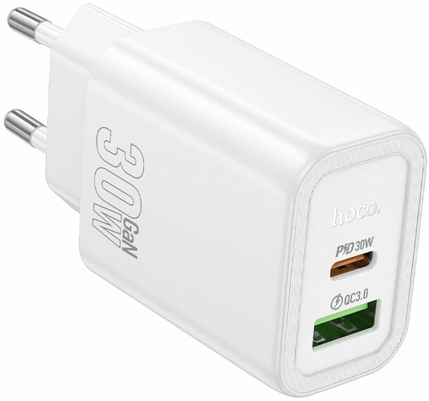 Зарядное устройство Hoco N63 Gentle USB Type-C белый