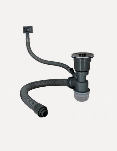 Изображение товара Сифон Gerhans K30601B-1, графит, для мойки, нержавеющая сталь