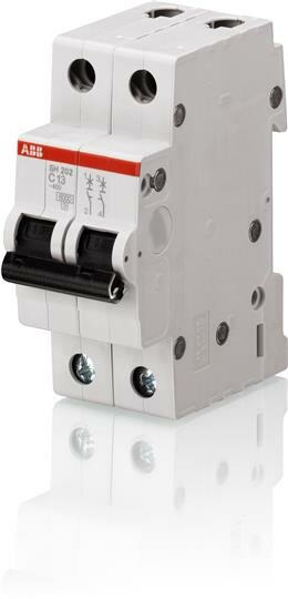 ABB Выключатель автоматический 2-полюсной SH202 C40, 2CDS212001R0404