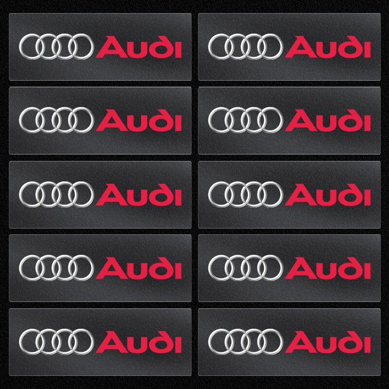 10 шт, водонепроницаемая накладка на тормозной суппорт для Audi S Line Quattro RS3 RS5 S3 S4 S5 A3 Q3 A4 B8, For Audi-10PCS
