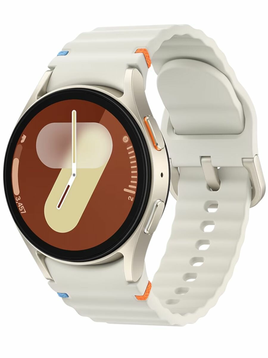Samsung Смарт-часы Galaxy Watch 7, SM-L300NZEAMEA, Wi-Fi, 40 мм, белое золото — фото 1