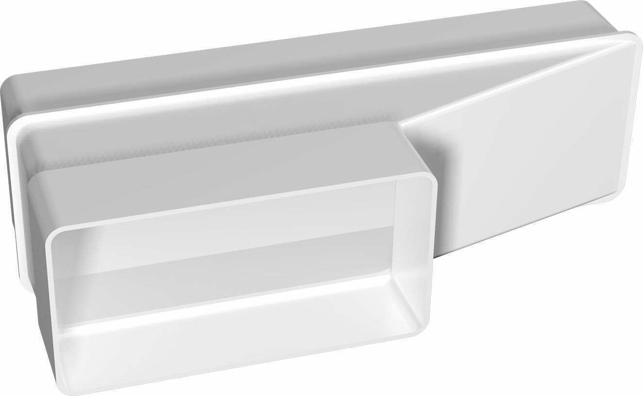 Соединитель эксцентриковый 922РП620П 220х90/204х60 мм пластиковый