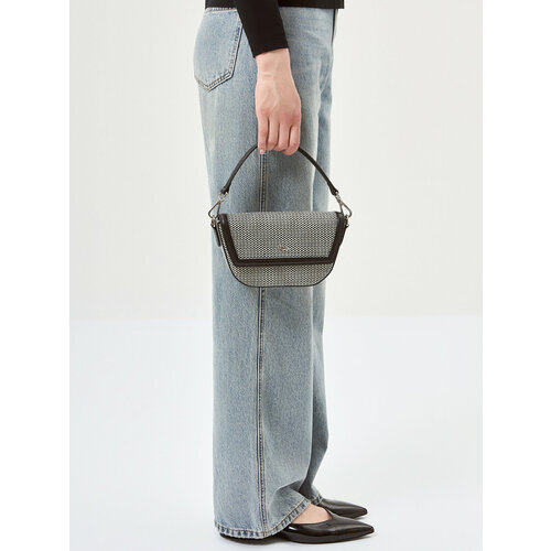 Сумка кросс-боди LABBRA фактура гладкая серый 19990₽