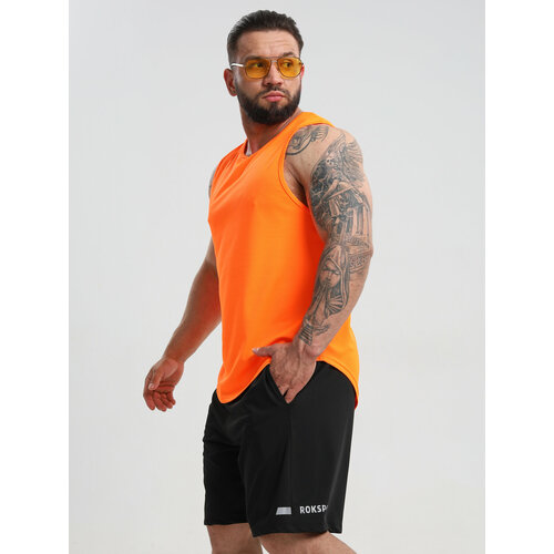 фото Майка спортивная roksport майка спортивна, размер 2xl, оранжевый