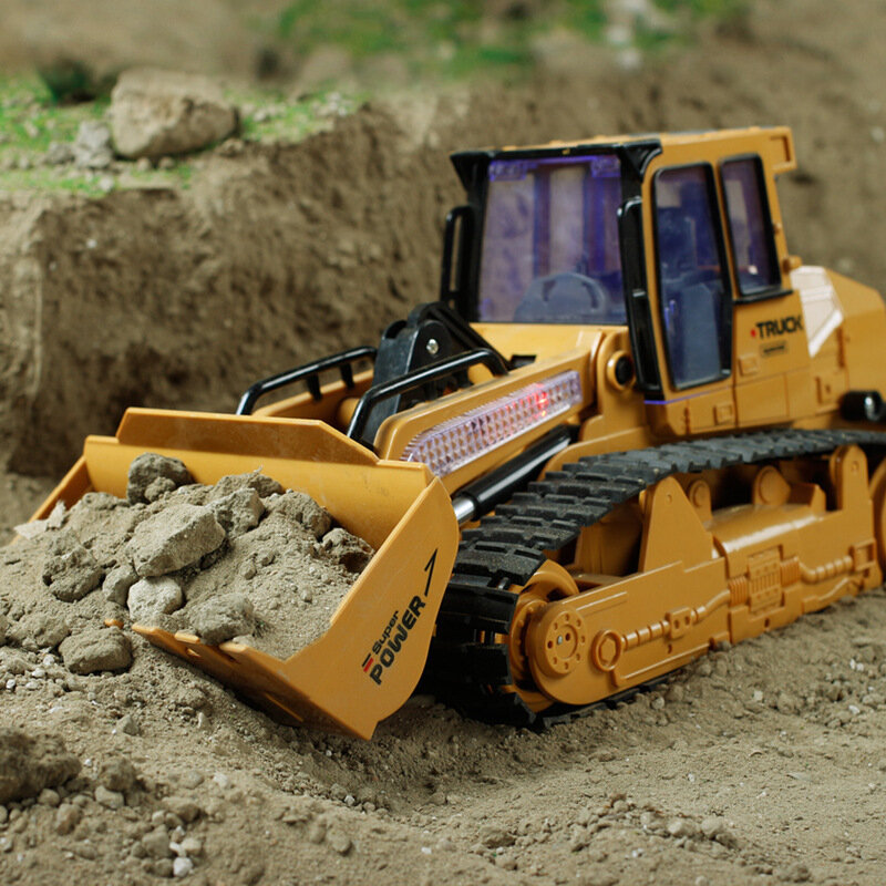 Радиоуправляемый погрузчик бульдозер HUI NA TOYS 1:16 2.4G ++
