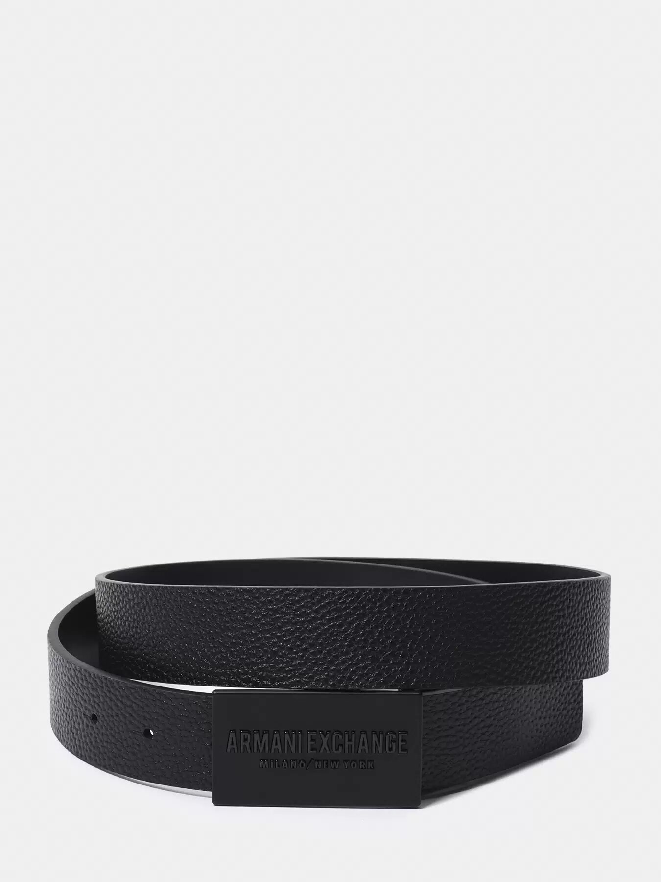 Ремень Armani Exchange для мужчин, черный
