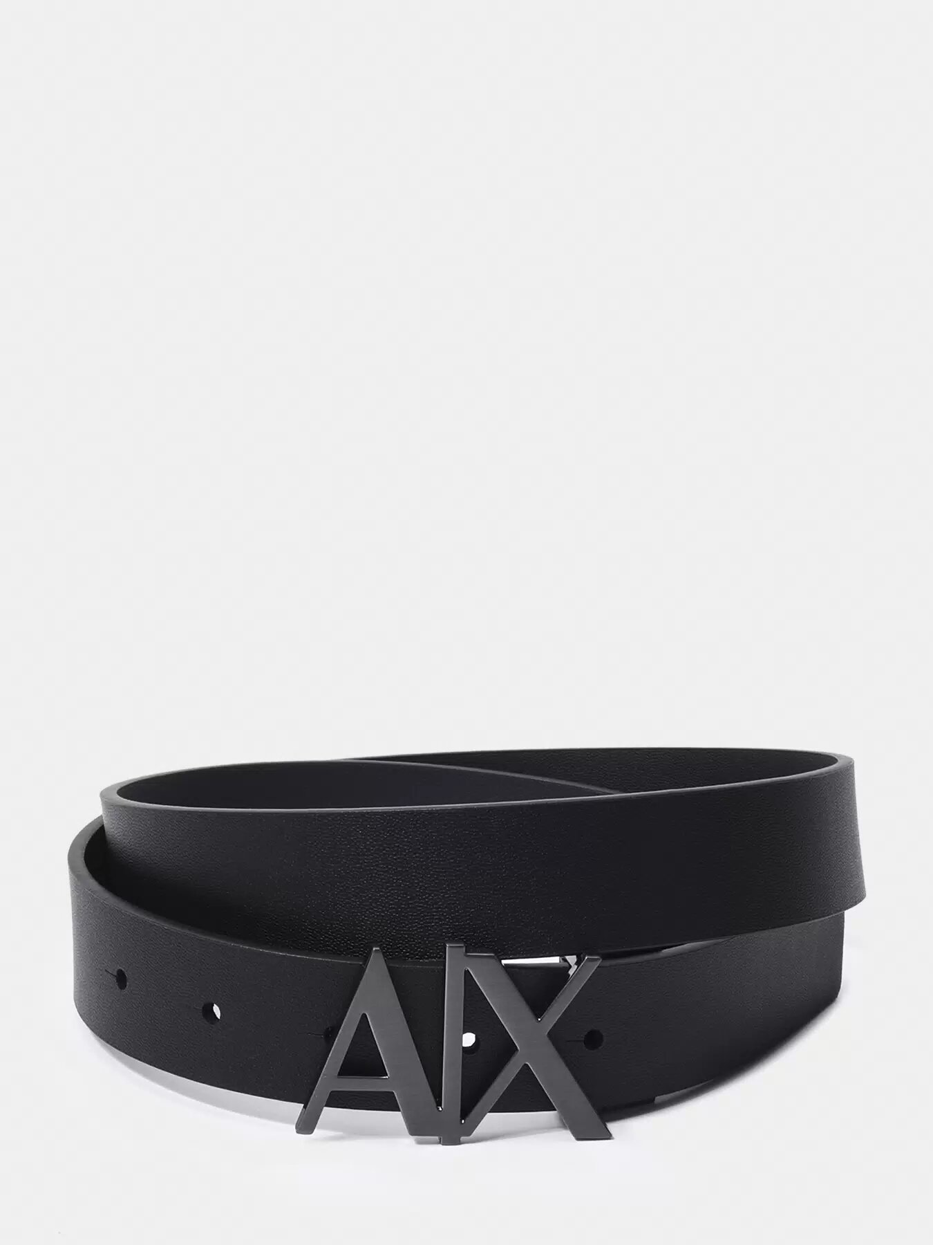 Ремень Armani Exchange для мужчин, размер 90, черный