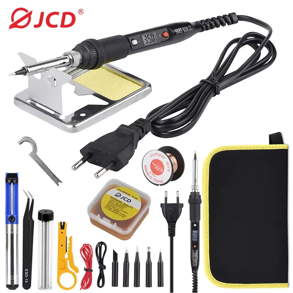 Электрический паяльник JCD 908S 80 Вт  908S KIT3  80 Вт  EU