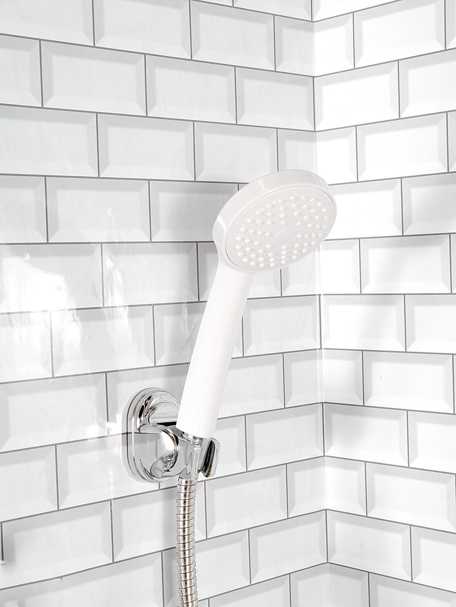 Смеситель Potato P2201-7, цинковый сплав, белый, вертикальный монтаж — фото 1